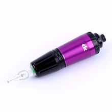 Purple tattoo pen machine kit de máquina de tatuaje de pluma microblading desechable tato tribal lengan tangan